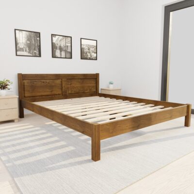 Lova KRETINGA 90x200 Ąžuolo spalva