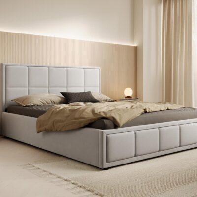 Lova PRESTIGE | 140x200 | Pilka | Veliūras