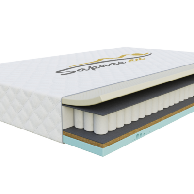 Pocket (kišeninis) spyruoklinis čiužinys Sapnas 3 + kokos x 2 200x200