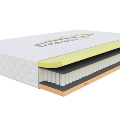 Multipocket (kišeninis) spyruoklinis čiužinys visco+HR 200x200