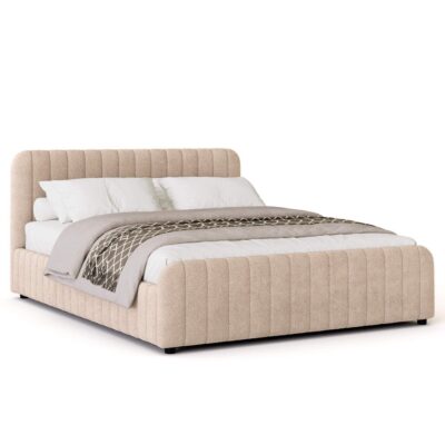 Lova SOMNELLA | 160x200 | Smėlio #3 | Boucle