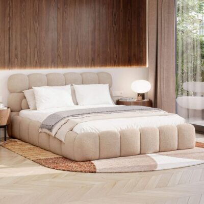 Lova TRIUMPH | 160x200 | Smėlio #3 | Boucle