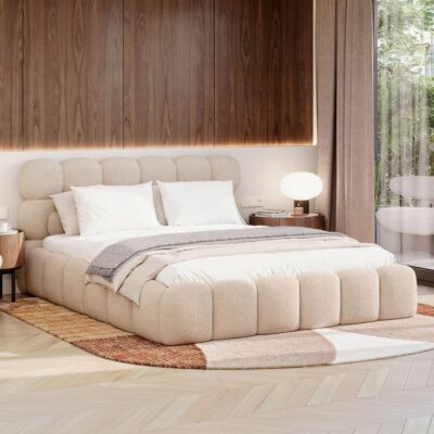 Lova TRIUMPH | 140x200 | Smėlio #33 | Boucle