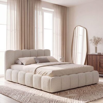 Lova TRIUMPH mini LINE | 180x200 | Smėlio #33 | Boucle