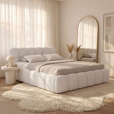 Lova TRIUMPH mini | 180x200 | Balta #1 | Boucle